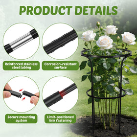 VICAMB stainless steel core stakes provide durable vertical support