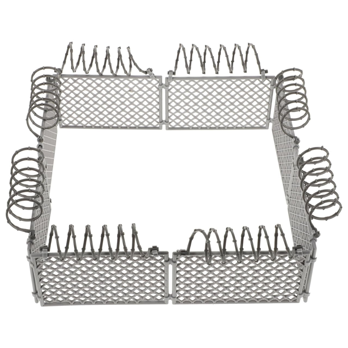 VICASKY DIY miniature fence set assembly view showing versatile, customizable configurations for scenes.