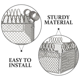 VICASKY DIY miniature fence set with accessories included for quick scene customization.