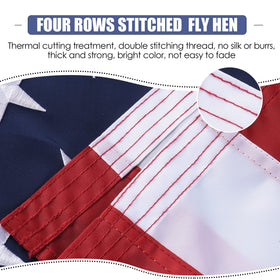 VICDRIA all-weather US flag resists fading and UV exposure