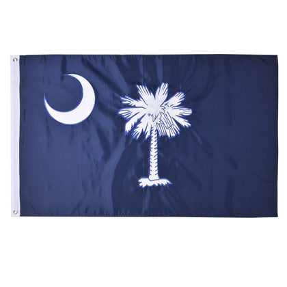 VICDRIA South Carolina flag 3x5 outdoors ready for wall or pole display