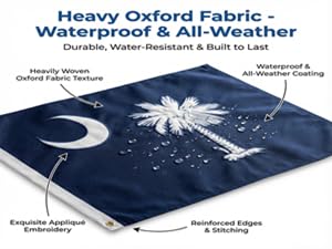 VICDRIA flag is ideal for multiuse displays at home, school, or events