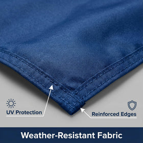 VICDRIA Texas flag bottom-edge multi-row stitching reinforcing durability