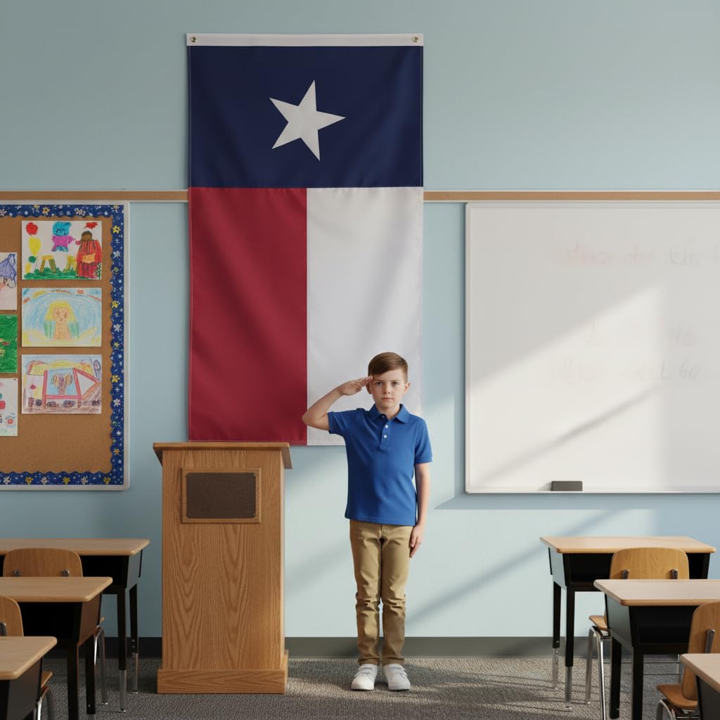 VICDRIA Texas flag bright color and stain resistance for outdoor use