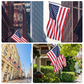 VICDRIA flag displayed on wall or flagpole for versatile setups