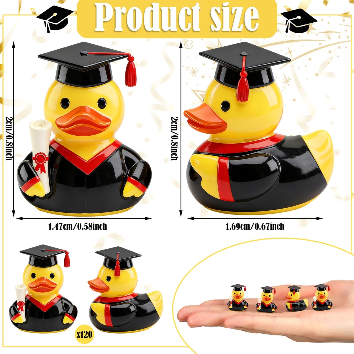 Vicenpal mini duck on table scatter for classroom vibe.