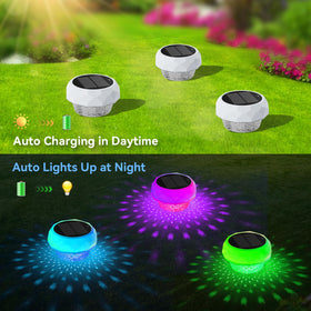IP68 waterproof VICHTOP floating light with bottom sink design