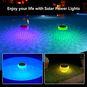 VICHTOP solar pool light ideal for pools, lawns, gardens and outdoor parties