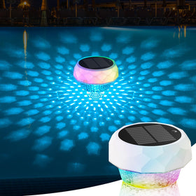 VICHTOP solar floating pool light on water for ambient night glow