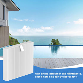 Bottom-notch design on Vickmons filter fits snugly in Bullfrog spa