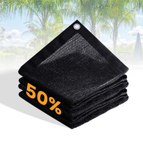 VICLLAX 50% shade fabric placed over garden plants for balanced light and protection