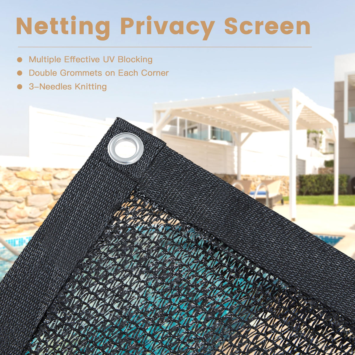 VICLLAX multi-purpose outdoor shade for gardens, coops, pergolas, and carports