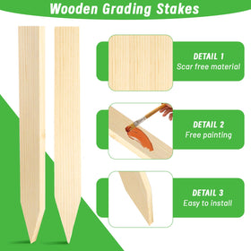 Vicosela DIY-friendly stakes can be carved, painted, or customized.