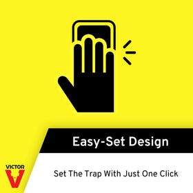 Victor 0626 trap with lever click for fast activation.