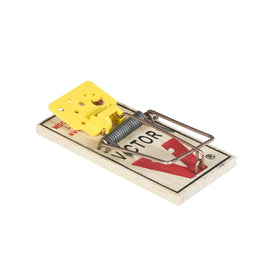 Victor Easy Set Mouse Trap side angle highlights ready-to-use prebaited cheese pedal
