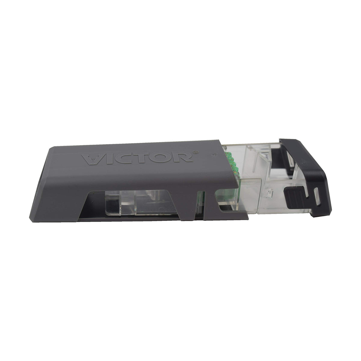 Victor Fast-Kill beveled columns limit paw access inside.