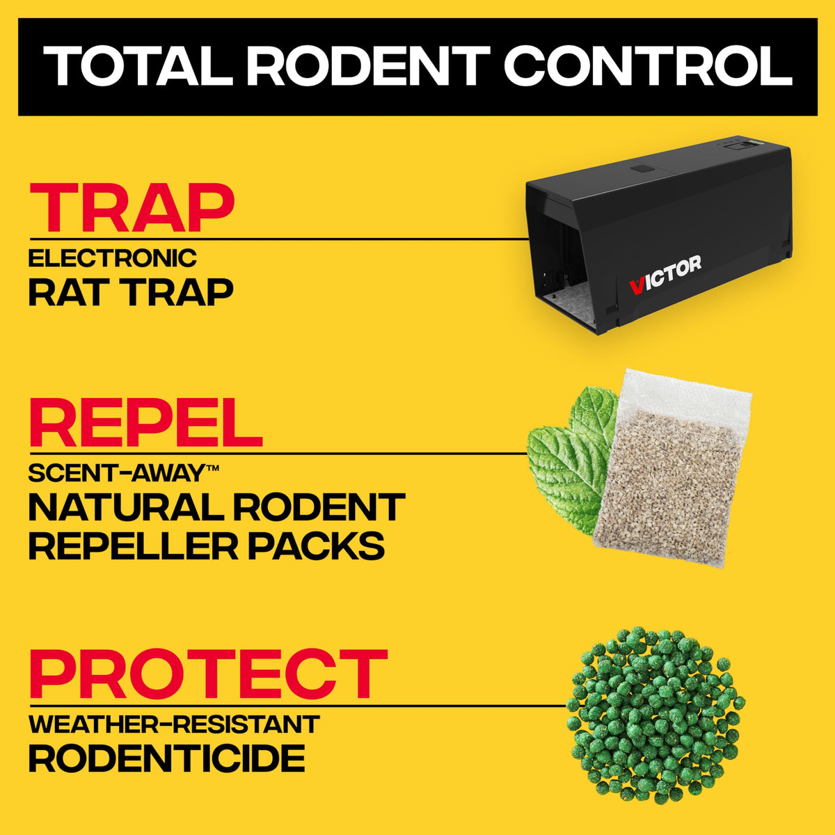 Victor M241BSR-2 compact trap designed for indoor use.