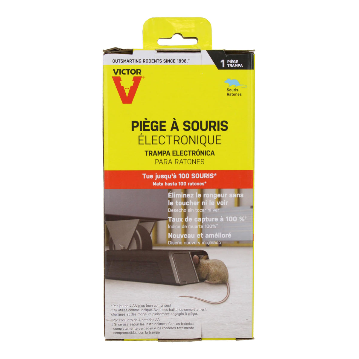 Victor M250S safety-switch image demonstrates built-in child and pet protection