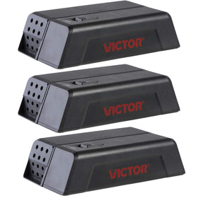 Victor M250SSR-3 front view shows a compact indoor trap ready for wall mounting