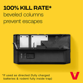 Victor M250SSR-3 removable kill chamber allows quick disposal without touching the rodent