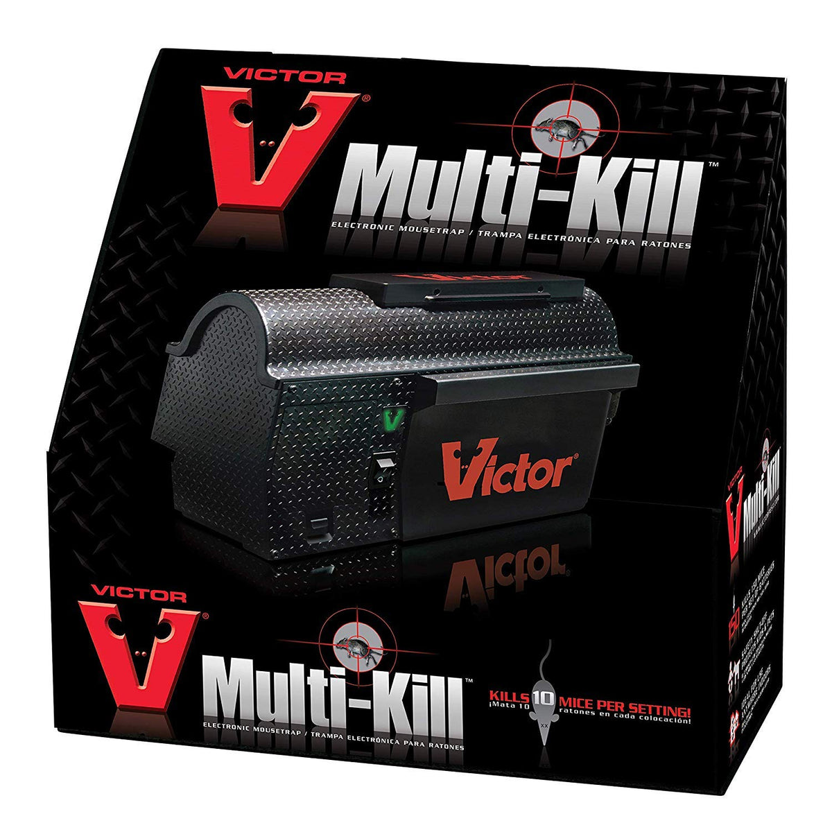 Victor M260 safety switch protects children and pets during use.