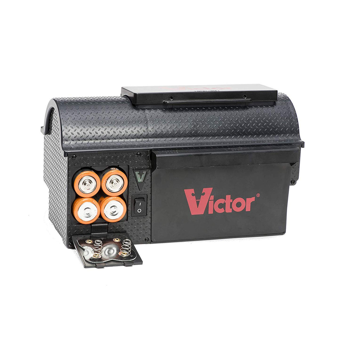 Victor M260 bait-wall setup highlights simple bait placement for quick setup.