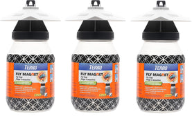 Victor M380 Fly Magnet 1-Quart Trap ready to capture flies in a kitchen or workspace
