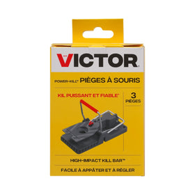 Victor Power Kill trap after a catch, easy disposal and clean-up.