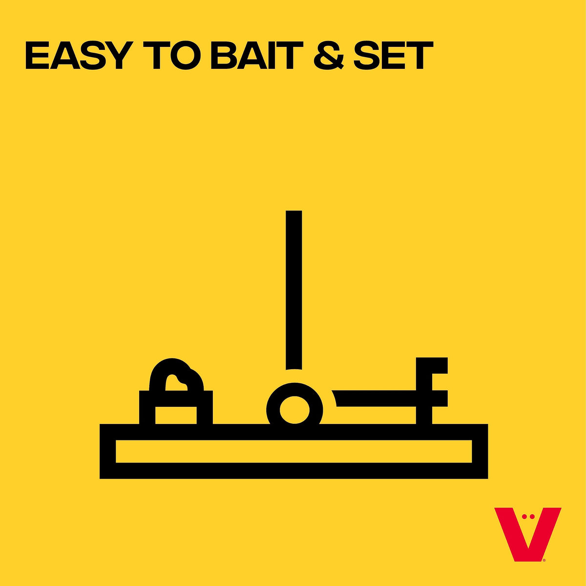 Victor Power Kill trap set with one click for simple operation.