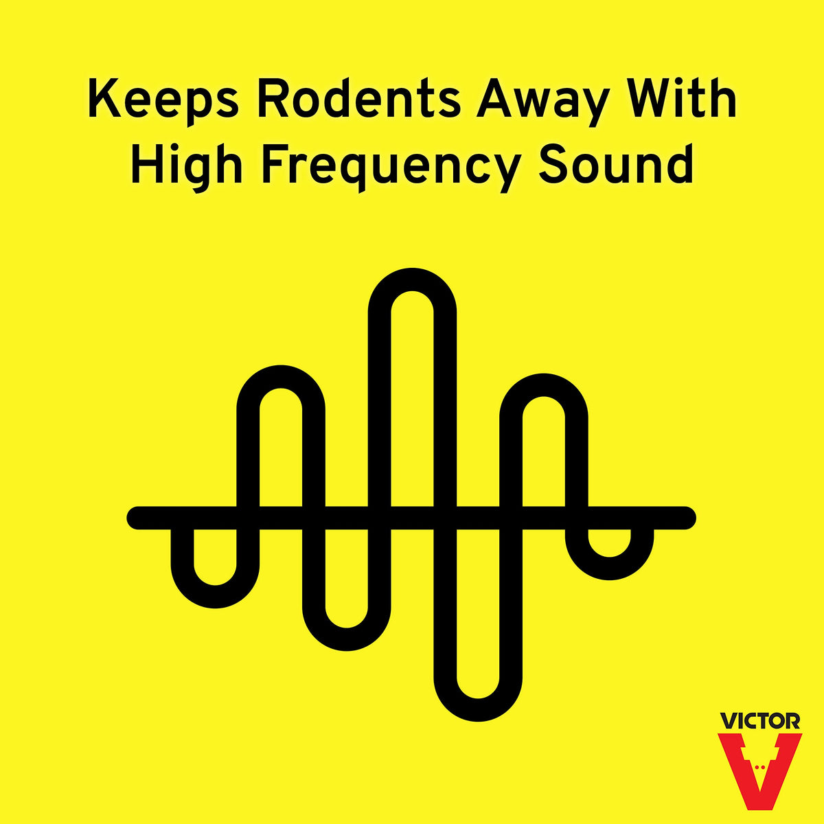 Victor Ultra PestChaser six-foot cord enables flexible placement.