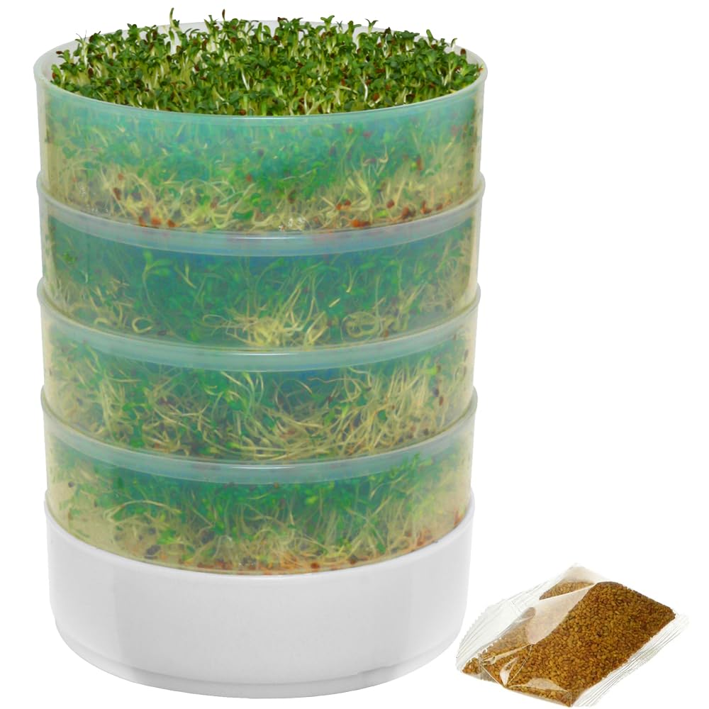Victorio Kitchen Products Kitchen Crop sprouter with stacked trays for home sprouting
