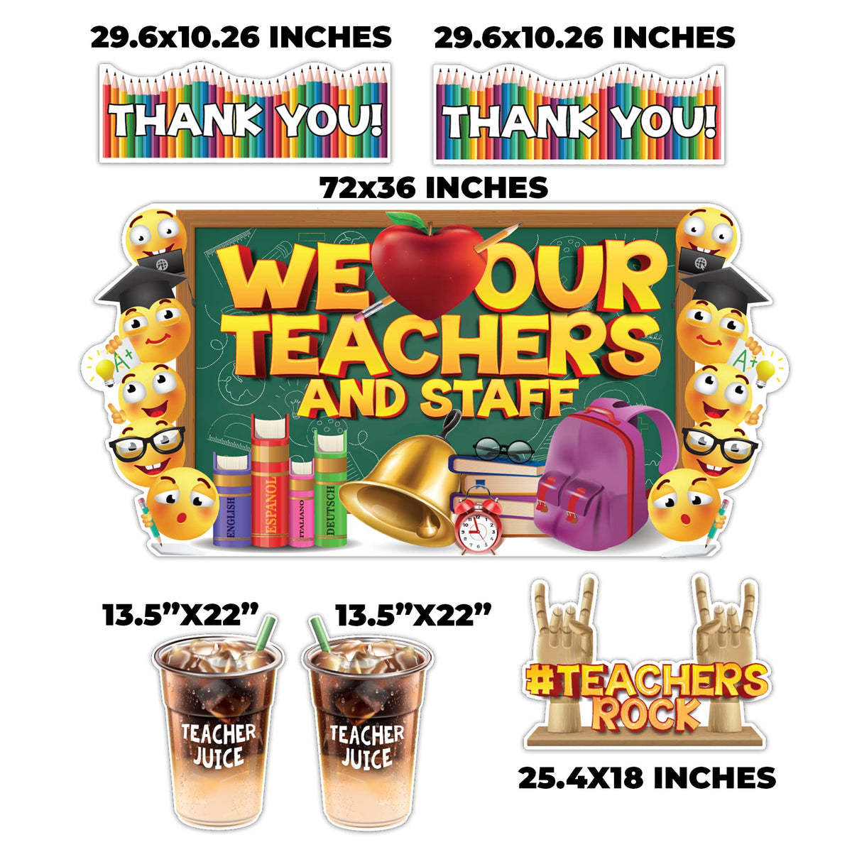 VictoryStore Jumbo accent piece frames display for classrooms and events