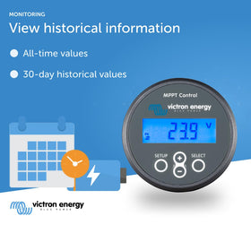 Victron Energy MPPT Control compatible with multiple panels for scalable systems.