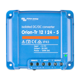 Victron Energy Orion-Tr DC-DC converter front view for reliable power conversion