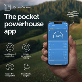 Victron Energy SmartSolar MPPT TR VE.Can Bluetooth synchronized charging enables cohesive management