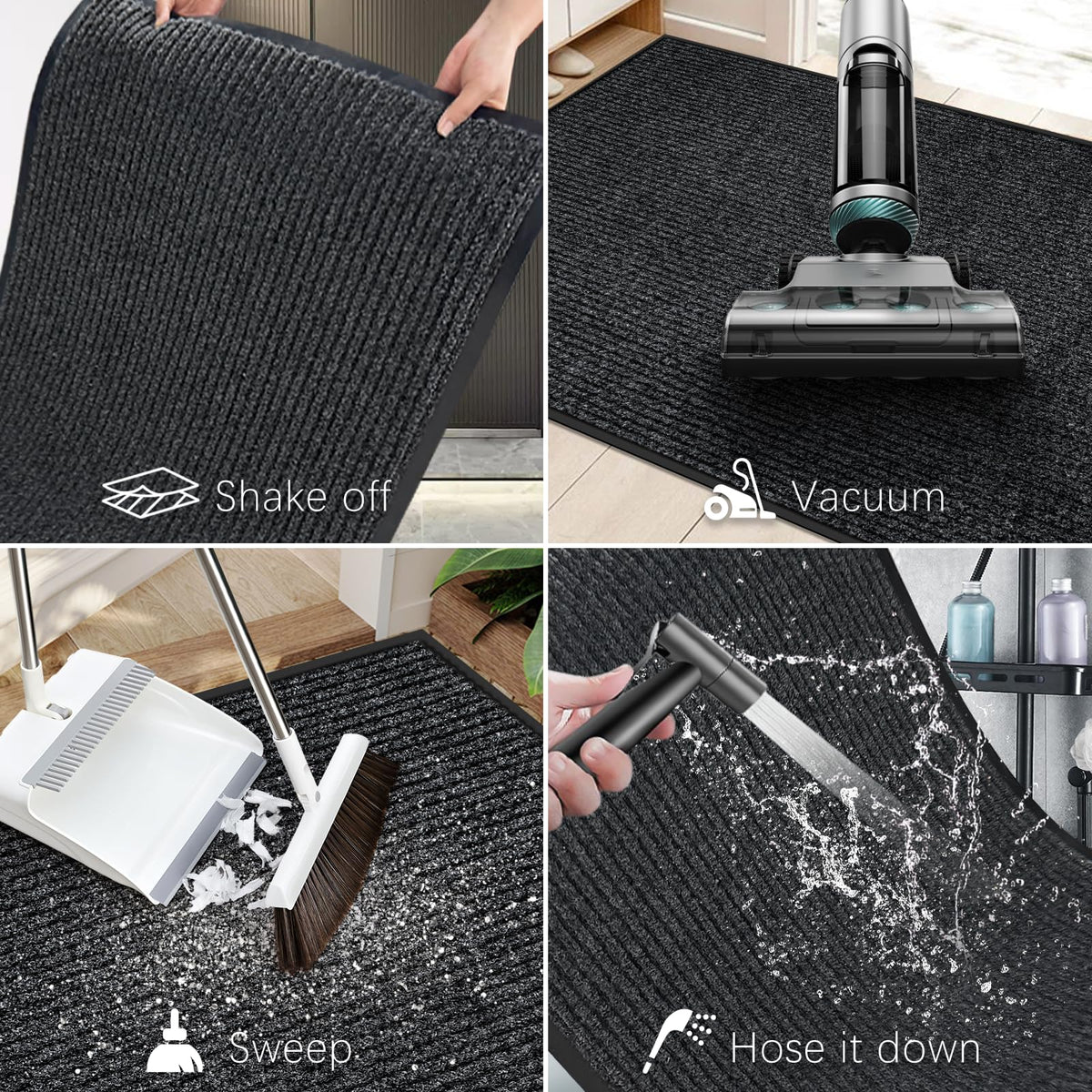 Vicwe commercial entryway mat shown in a busy office lobby