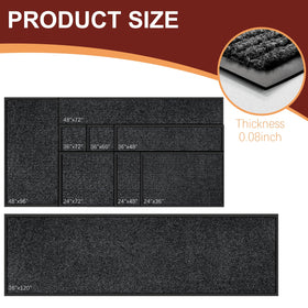 Vicwe indoor outdoor mat in action at a doorway, suitable for both settings