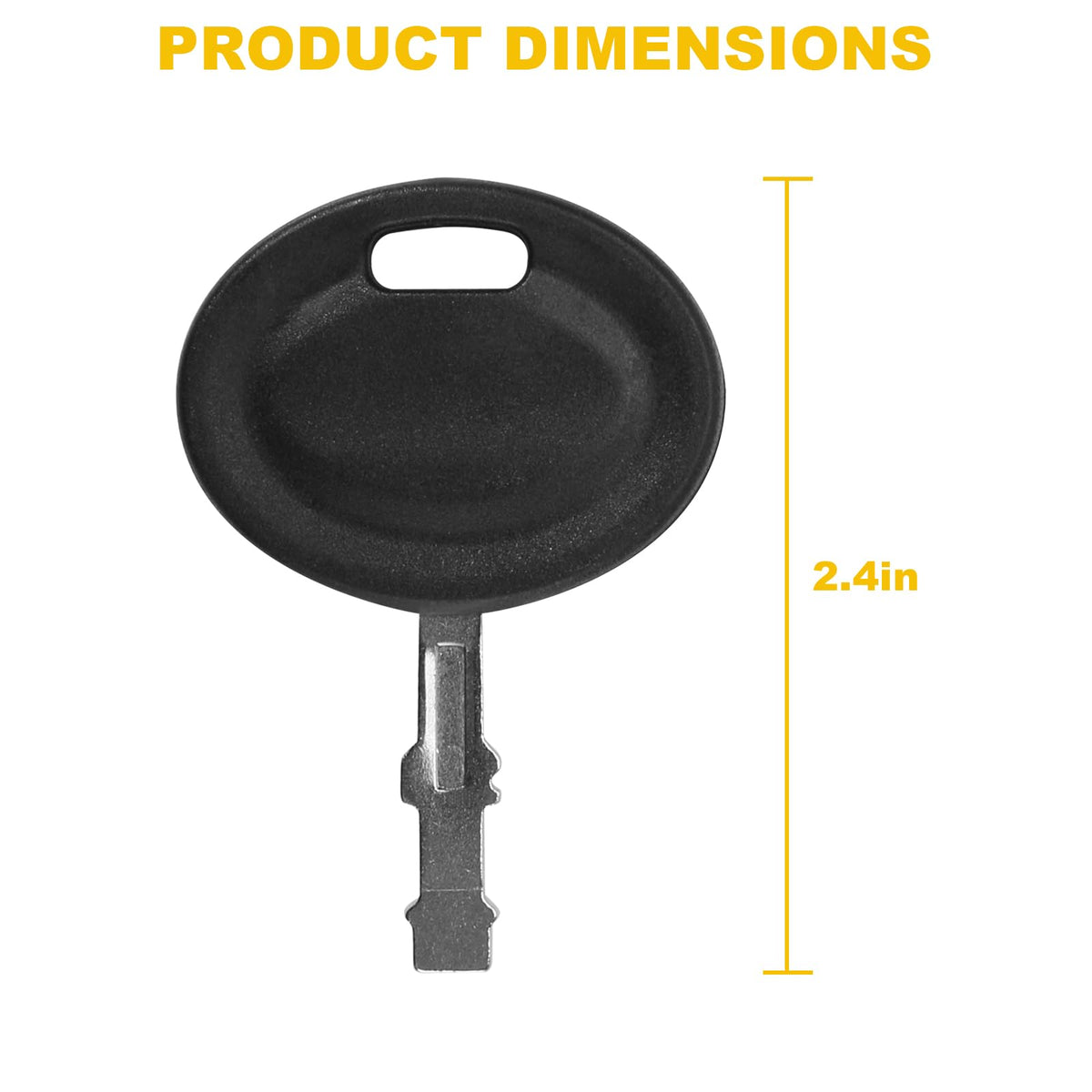 VIDABTE ignition key for Craftsman/MTD, robust silver finish resists wear.
