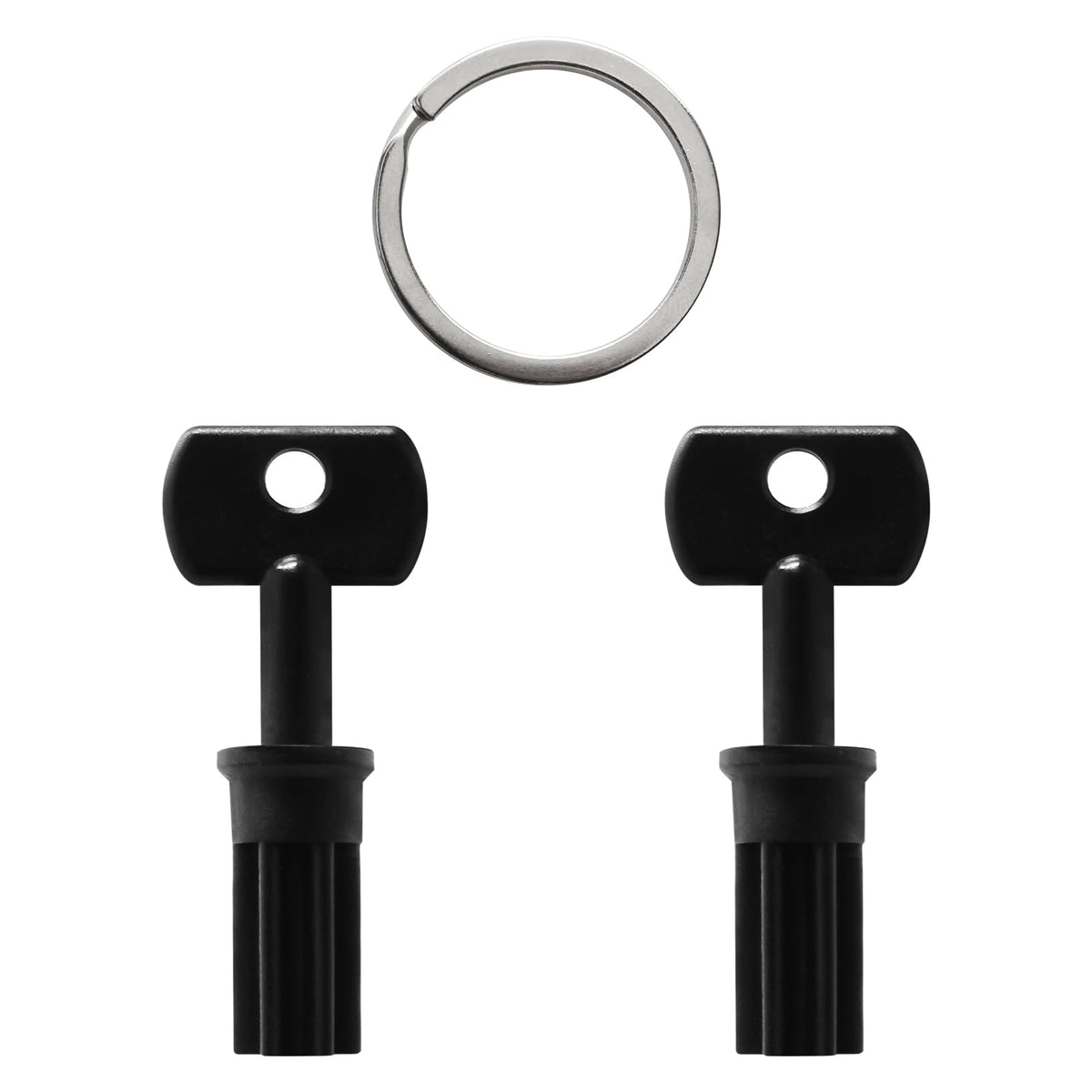 VIDABTE R8969 outdoor ext key front view for easy replacement in irrigation boxes.