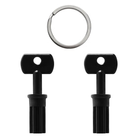 VIDABTE R8969 outdoor ext key front view for easy replacement in irrigation boxes.
