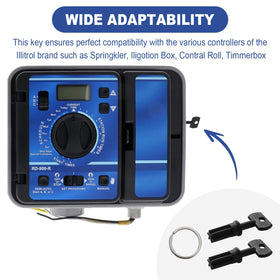 VIDABTE R8969 pack of 2 exterior keys for convenient repairs.