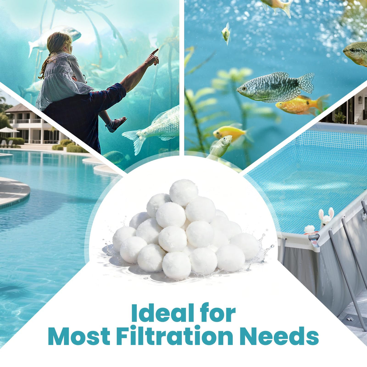 Vidapool reusable pack ready for multiple filtration setups
