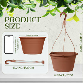 VIDELLY hanging planter tray drainage supports healthy watering and roots.