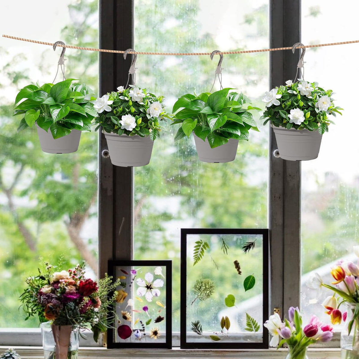 VIDELLY indoor/outdoor planters suit patios, balconies, and living spaces.