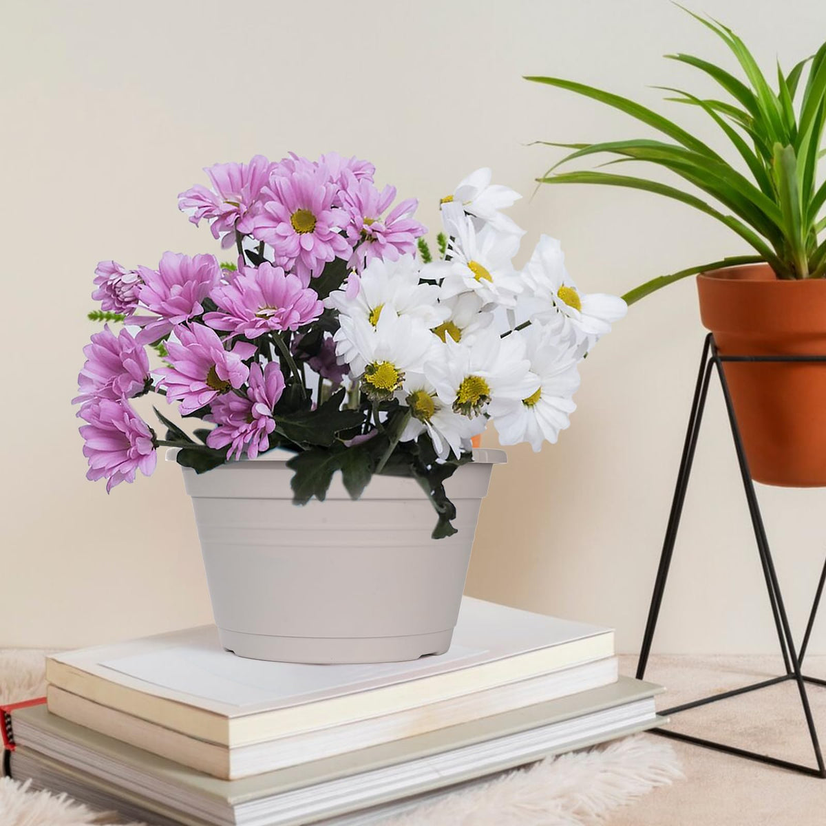 VIDELLY lightweight plastic design enables easy cleaning and relocation.