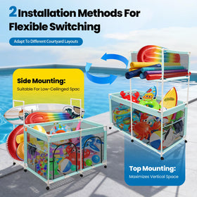 Vidoya 2-in-1 pool storage design adapting to space constraints
