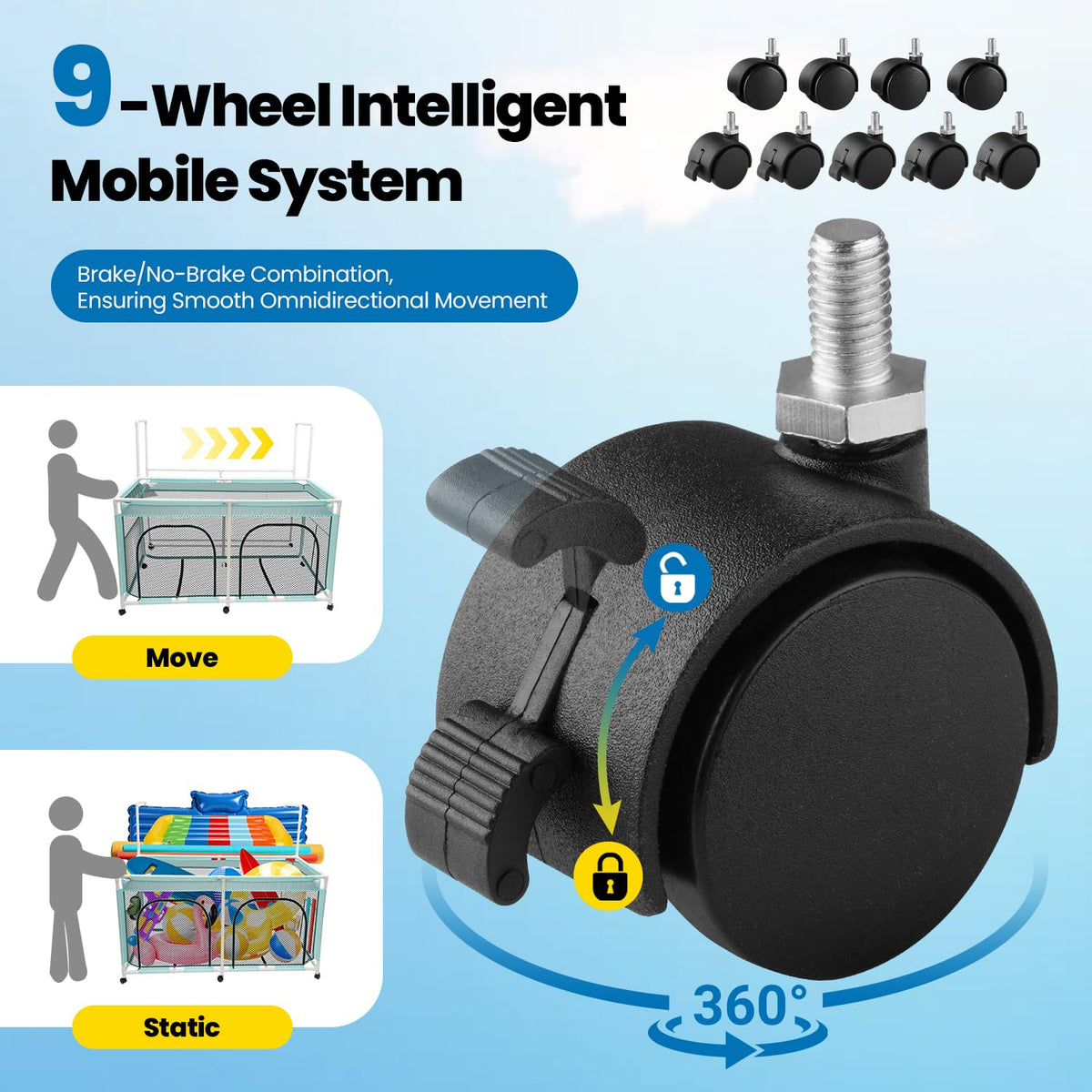 Vidoya easy-assembly instructions for quick setup in about 20 minutes