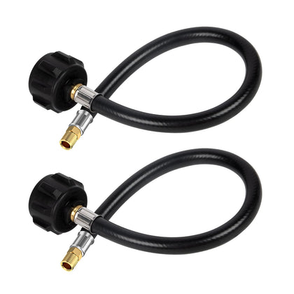 VIEAUBE 15-inch RV propane hose ready for easy hookups.