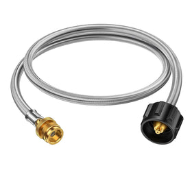 VIEAUBE 4-feet propane adapter hose connector enabling 1 lb appliances to larger tanks