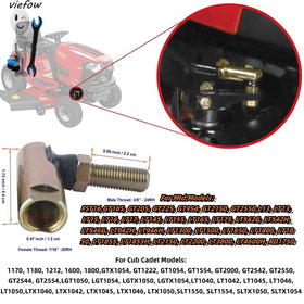 Viefow ball joint replacement compatible with Bad Boy 099-6046-00 for reliable control